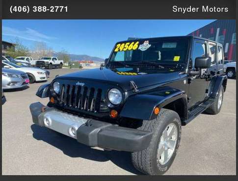 2010 Jeep Wrangler Unlimited CarFax-1 Owner Only 59K for sale in Bozeman, MT