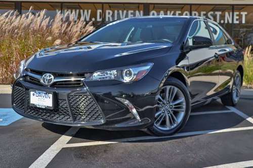 2017 *Toyota* *Camry* *SE Automatic* Midnight Black - cars & trucks... for sale in Oak Forest, IL