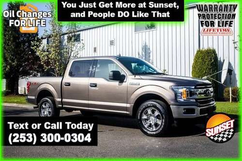 2019 Ford F-150 XLT 4x4 4WD Crew cab SuperCrew F150 PICKUP TRUCK for sale in Sumner, WA