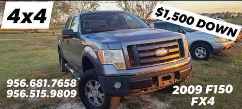 2009 F150 FX4 4x4 FINANCIADA $1,500 DOWN - cars & trucks - by owner... for sale in Alamo, TX