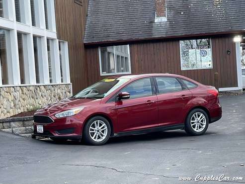 2016 Ford Focus SE Automatic Sedan Red 71K Miles - cars & trucks -... for sale in Belmont, ME