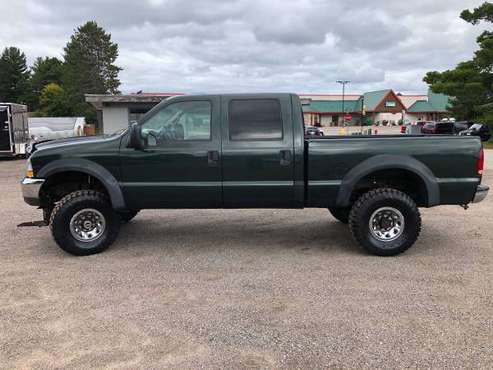 2002 Ford F250 4x4 with snowplow for sale in Saint Germain, WI