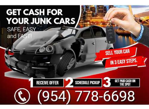 2010 BMW WE BUY ALL JUNK CARS, TRUCKS, DAMAGED CAR AND MORE - cars & for sale in Fort Lauderdale, FL