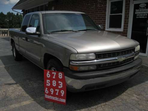 2002 CHEVROLET SILVERADO LS EXTENDED CAB for sale in Locust Grove, GA