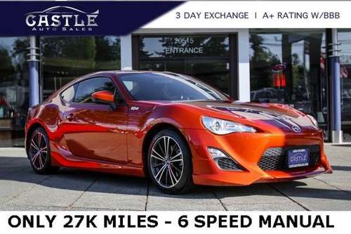 2013 Scion FR-S BRZ MANUAL Coupe - cars & trucks - by dealer -... for sale in Lynnwood, OR