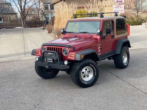 Fully Built Lifted and Locked Jeep Wrangler TJ 4 0L 4x4 Terraflex for sale in Aurora, CO