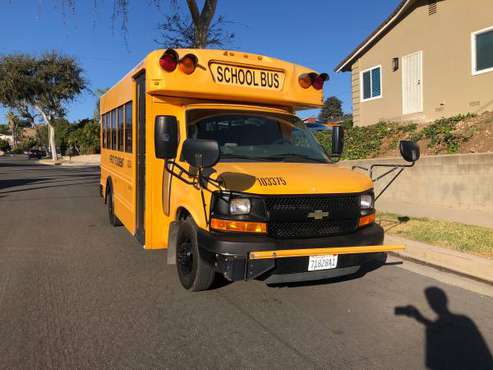 SCHOOLIE SALE! Two 2010 Chevy Express School Bus - cars & trucks -... for sale in Whittier, CA