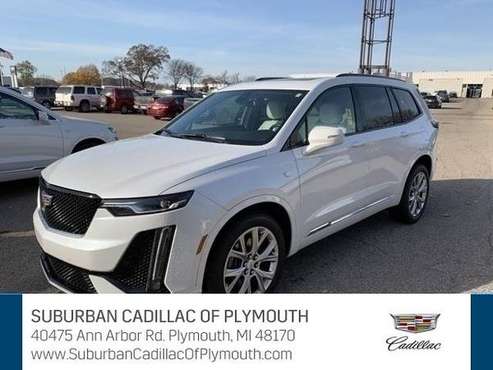 2020 Cadillac XT6 SUV Sport - Cadillac Crystal White Tricoat - cars... for sale in Plymouth, MI