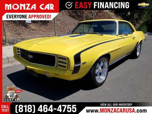 1969 Chevrolet RS/SS Sedan FOR SALE! LOW MILES MUST SEE - cars & for sale in Sherman Oaks, CA