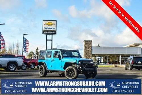 2017 Jeep Wrangler 4x4 4WD Unlimited Rubicon SUV for sale in McMinnville, OR