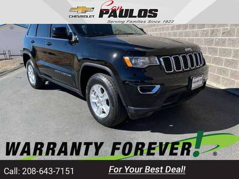 2017 Jeep Grand Cherokee LARE hatchback Diamond Black Crystal - cars... for sale in Jerome, ID