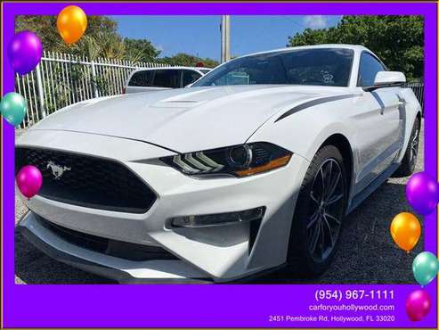 2019 Ford Mustang EcoBoost Premium Coupe 2D - - by for sale in Hollywood, FL