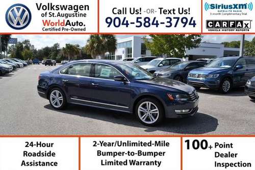 *2013* *Volkswagen* *Passat* *TDI SEL Premium* for sale in St. Augustine, FL
