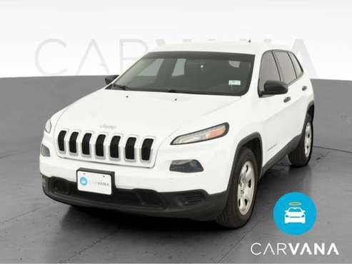 2014 Jeep Cherokee Sport SUV 4D suv White - FINANCE ONLINE - cars &... for sale in Albuquerque, NM