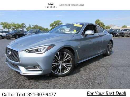 2018 INFINITI Q60 3 0t LUXE coupe Graphite Shadow for sale in Melbourne , FL