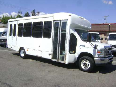 2013 Ford E450 Shuttle Bus Handicap Wheelchair Lift Van Cargo RV for sale in Corona, CA