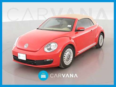 2015 VW Volkswagen Beetle 1 8T Convertible 2D Convertible Red for sale in Bakersfield, CA