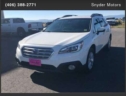 2017 Subaru Outback CarFax-1 Owner SuperClean! AWD - cars & trucks -... for sale in Bozeman, MT