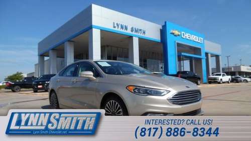2018 Ford Fusion Hybrid BLACK for sale in Burleson, TX