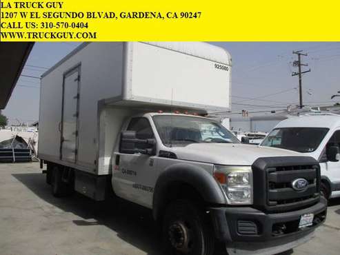 2011 FORD F550 20FT 3 TON MOVING GRIP BOX TRUCK 6' LIFTGATE 115K... for sale in GARDENA, AZ