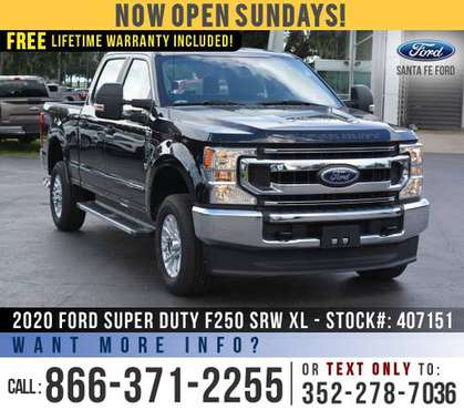 *** 2020 FORD SUPER DUTY F250 SRW STX *** SAVE Over $4,000 off MSRP!... for sale in Alachua, GA