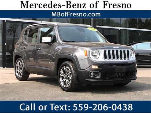 2018 Jeep Renegade Limited ONLY 8K Miles - cars & trucks - by dealer... for sale in Fresno, CA