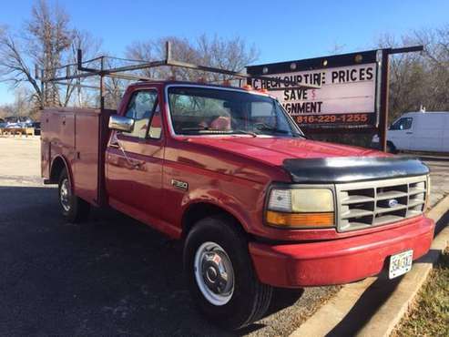 1992 FORD F-350 WITH UTILITY BED - cars & trucks - by owner -... for sale in BLUE SPRINGS, MO