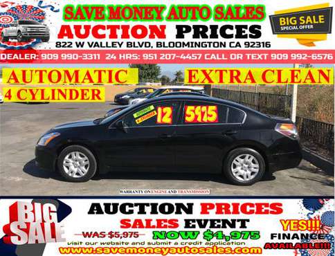 2012 NISSAN ALTIMA>4CYLDS,BEST BUY>CALL 24HR for sale in BLOOMINGTON, CA