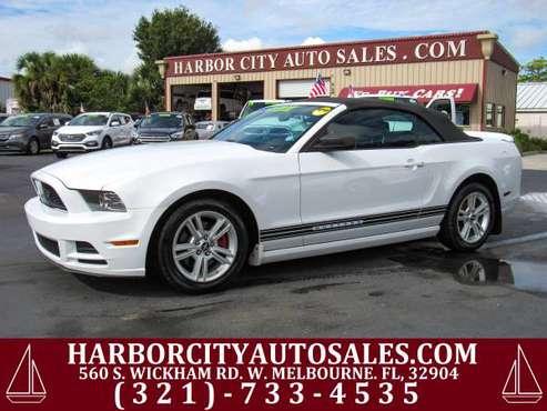 ~ ~ ~ 2014 FORD MUSTANG CONVERTIBLE!! BRAND NEW TIRES! CLEAN CARFAX!... for sale in WEST MELBOURNE, FL