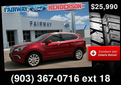 2017 Buick Envision Premium II - cars & trucks - by dealer - vehicle... for sale in Henderson, TX