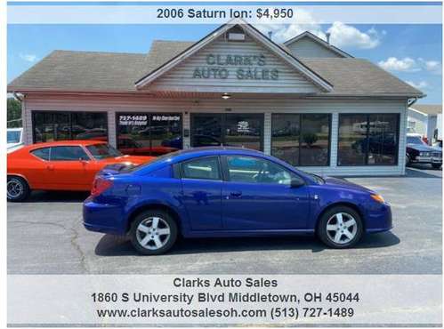 2006 Saturn Ion 4dr Coupe 4A 118572 Miles - - by for sale in Middletown, OH