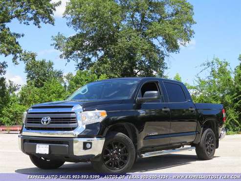 *2015 TOYOTA TUNDRA SR5 CREWMAX* 75K MILES/NAVI/5.7L V-8/BLACKED OUT! for sale in Tyler, TX