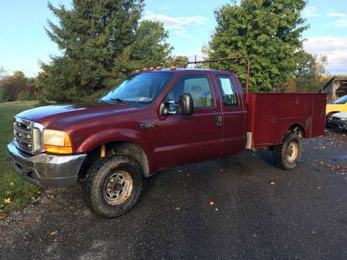 PRICE REDUCED 2000 F350 4x4 with 9' service body for sale in watsontown, PA