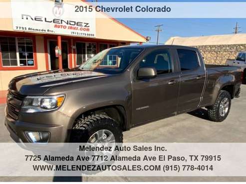 2015 Chevrolet Colorado 2WD Crew Cab 128.3 Z71 - cars & trucks - by... for sale in El Paso, TX