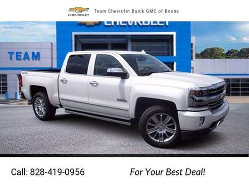 2017 Chevy Chevrolet Silverado 1500 High Country pickup White - cars for sale in Boone, NC