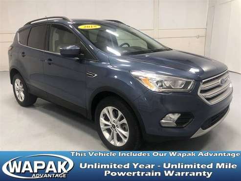 2018 Ford Escape SEL with - cars & trucks - by dealer - vehicle... for sale in Wapakoneta, OH