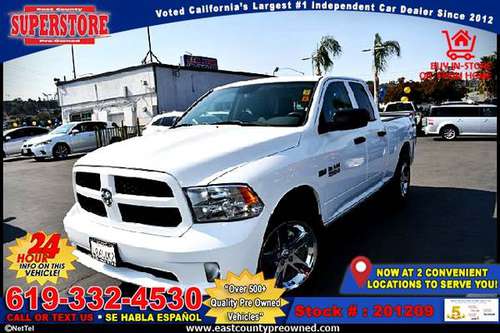 2017 RAM 1500 EXPRESS TRUCK-EZ FINANCING-LOW DOWN! - cars & trucks -... for sale in El Cajon, CA