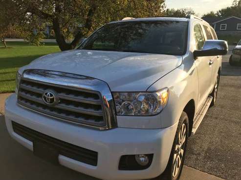 2017 Certified Toyota Sequoia Limited with DVD and Blind Spot Monitor for sale in Solon, IA