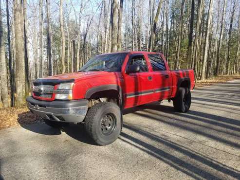 2005 silverado crew cab lifted - cars & trucks - by owner - vehicle... for sale in Wausaukee, WI