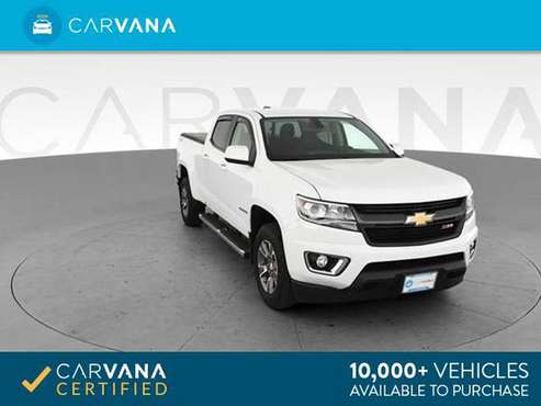 2017 Chevy Chevrolet Colorado Crew Cab Z71 Pickup 4D 5 ft pickup White for sale in Springfield, MA