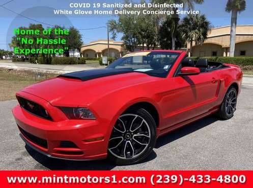 2013 Ford Mustang 2dr Convertible - - by dealer for sale in Fort Myers, FL