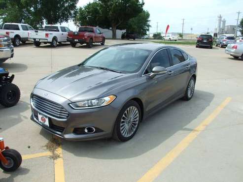 2014 Ford Fusion Titanium -Leather Loaded -30+MPG -New Tires & Brakes! for sale in Vinton, IA