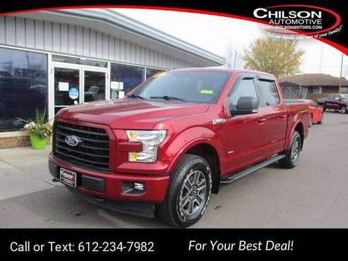 2017 Ford F150 XLT pickup Red - cars & trucks - by dealer - vehicle... for sale in Cadott, MN