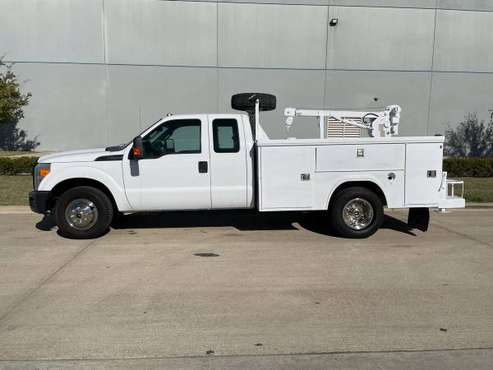 2011 Ford F-350 Extended Cab Dually Utility Bed with Auto Crane -... for sale in Mansfield, TX