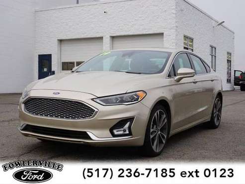 2019 Ford Fusion Titanium - sedan - cars & trucks - by dealer -... for sale in Fowlerville, MI