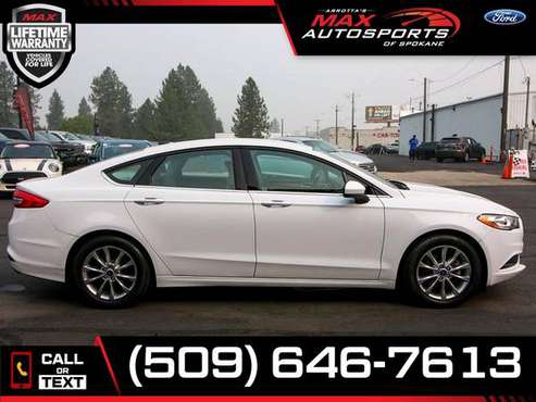 $272/mo - 2017 Ford Fusion SPECIAL EDITION LEATHER LOADED - LIFETIME... for sale in Spokane, WA