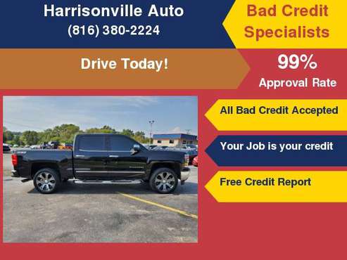 2015 Chevrolet Silverado 1500 4x4 CrewCab 6.2 Low Rates for sale in Harrisonville, MO