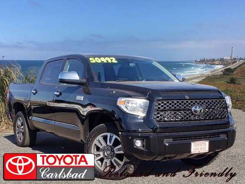 2020 Toyota Tundra 4WD Platinum - cars & trucks - by dealer -... for sale in Carlsbad, CA