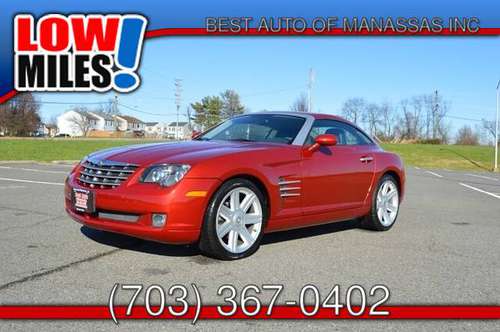 2004 CHRYSLER CROSSFIRE LIMITED SUPER LOW MILES - cars & trucks - by... for sale in MANASSAS, District Of Columbia