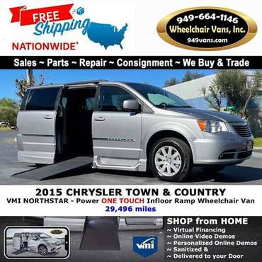 2015 Chrysler Town & Country Touring Wheelchair Van VMI Northstar for sale in LAGUNA HILLS, UT